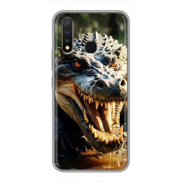 Чохол з принтом «Небезпечний крокодил» для Vivo Y19 Чохол з принтом «Небезпечний крокодил» для Vivo Y19