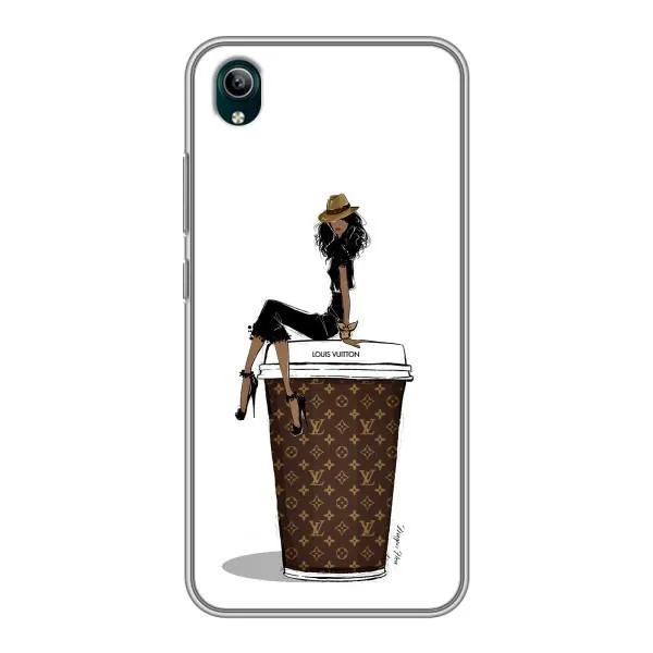 Чехол с принтом «кофе LOUIS VUITTON» для Vivo Y1s