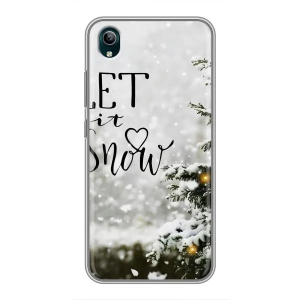 Чехол с принтом «Let it snow» для Vivo Y1s