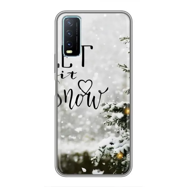 Чехол с принтом «Let it snow» для Vivo Y20 Чехол с принтом «Let it snow» для Vivo Y20