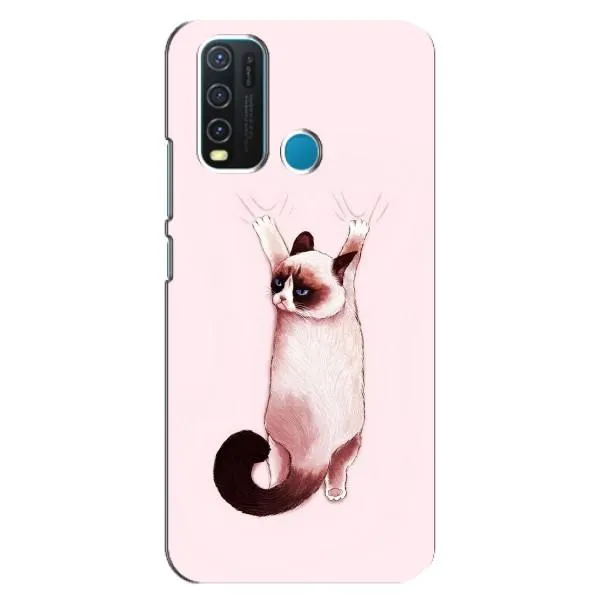 Чехол с принтом «Котик падает» для Vivo Y30