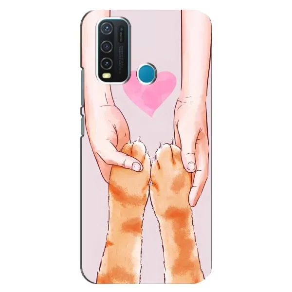 Чехол с принтом «Любовь к котикам» для Vivo Y30