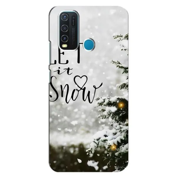 Чехол с принтом «Let it snow» для Vivo Y30