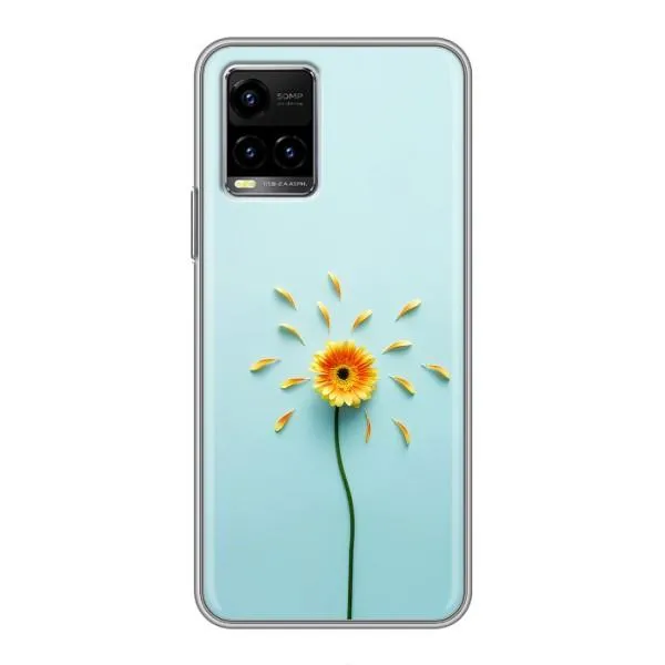 Чехол с принтом «Желтый цветок» для Vivo Y33s
