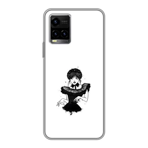 Чехол с принтом «танец Уэнздей» для Vivo Y33s