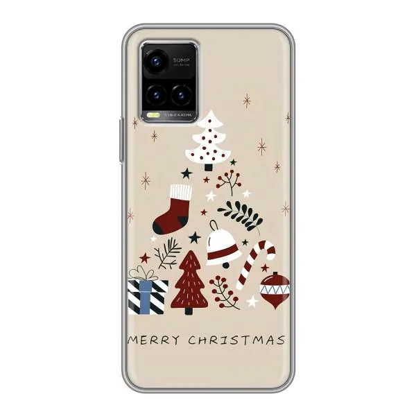 Чехол с принтом «Merry Christmas» для Vivo Y33s Чехол с принтом «Merry Christmas» для Vivo Y33s
