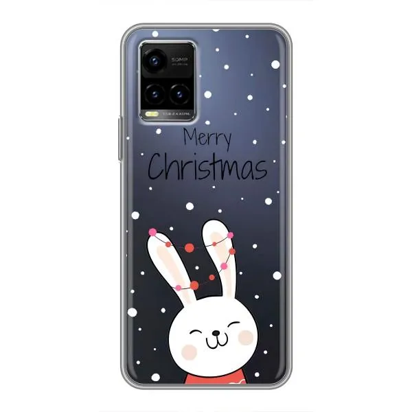 Чехол с принтом «Рождественский заяц» для Vivo Y33s