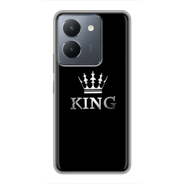 Чехол с принтом «KING» для Vivo Y36