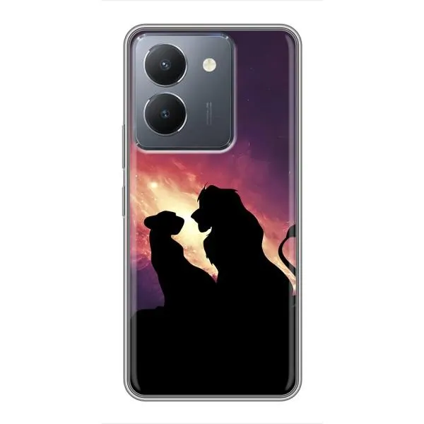 Чехол с принтом «Силуэт Симба и Налу» для Vivo Y36