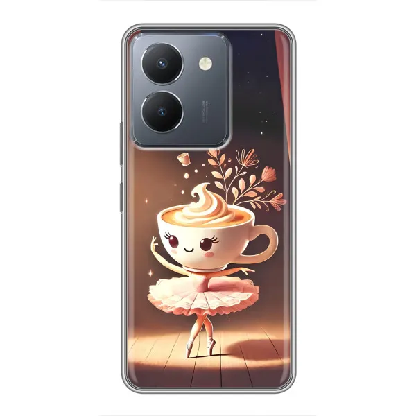 Чехол с принтом «Балерина капучина» для Vivo Y36