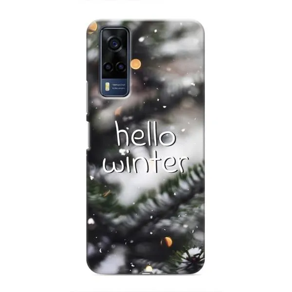 Чехол с принтом «Hello winter» для Vivo Y51 (2020) Чехол с принтом «Hello winter» для Vivo Y51 (2020)