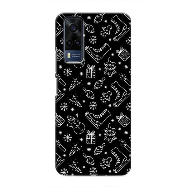 Чехол с принтом «Новогодний фон» для Vivo Y51 (2020) Чехол с принтом «Новогодний фон» для Vivo Y51 (2020)