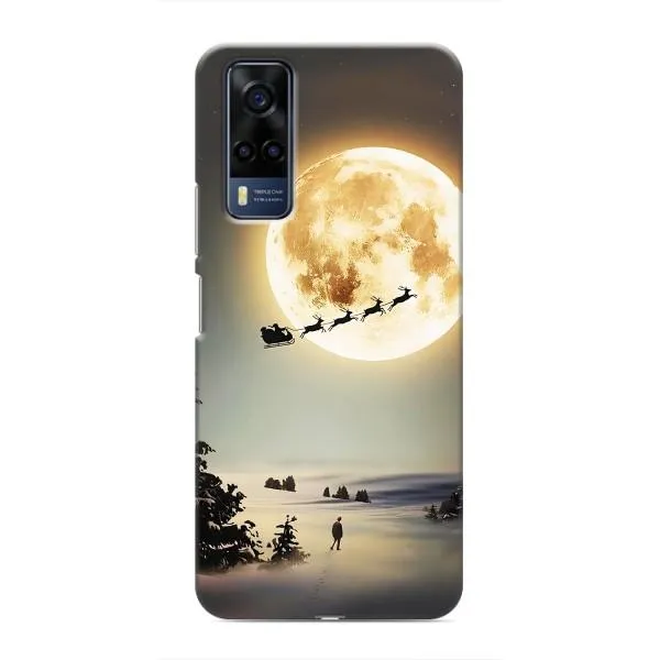 Чехол с принтом «Санта на луне» для Vivo Y51 (2020) Чехол с принтом «Санта на луне» для Vivo Y51 (2020)