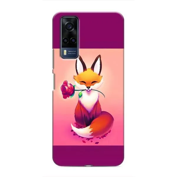Чехол с принтом «Лисичка с розочкой» для Vivo Y53S Чехол с принтом «Лисичка с розочкой» для Vivo Y53S
