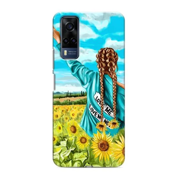 Чехол с принтом «Украиночка» для Vivo Y53S