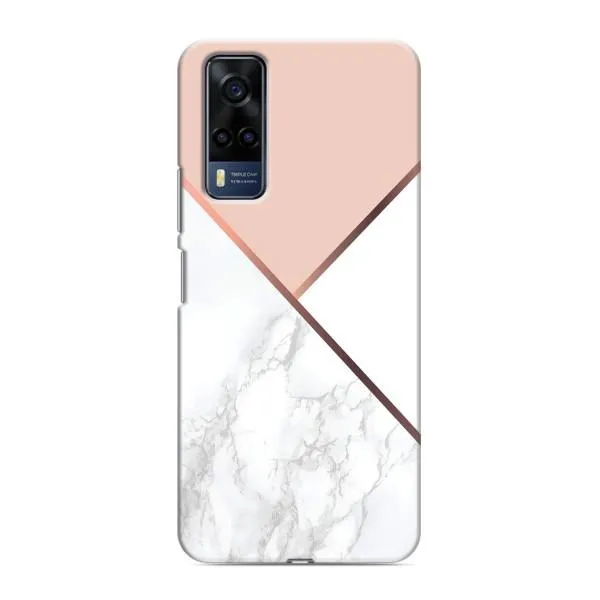 Чехол с принтом «Тройной мрамор» для Vivo Y53S