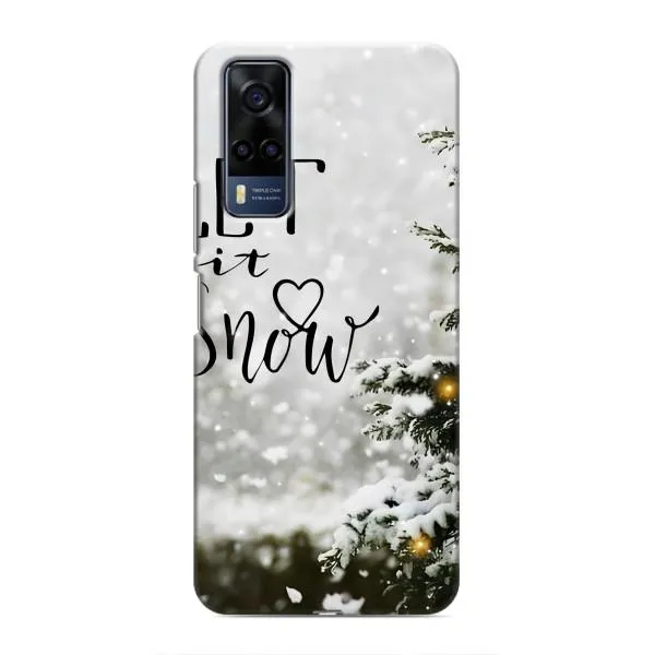 Чехол с принтом «Let it snow» для Vivo Y53S