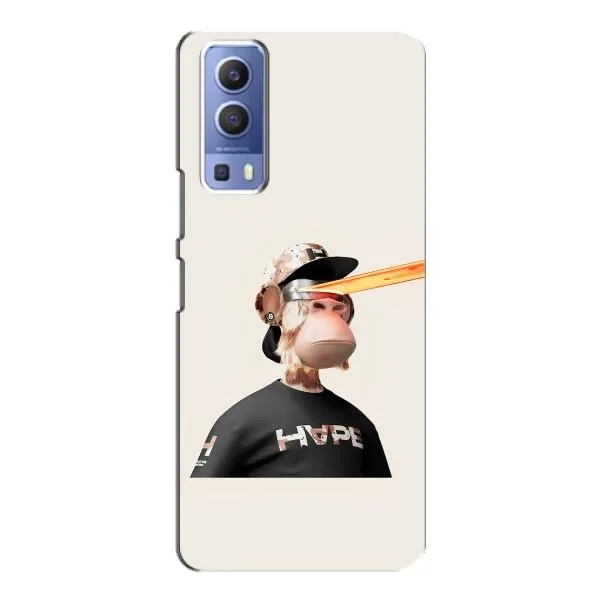 Чехол с принтом «обезьяна NFT в очках» для Vivo Y72