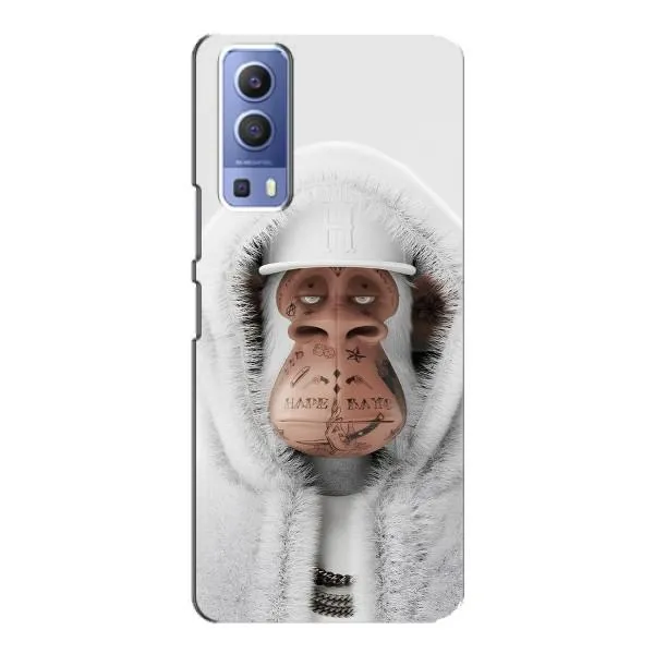 Чехол с принтом «обезьяна NFT в тату» для Vivo Y72