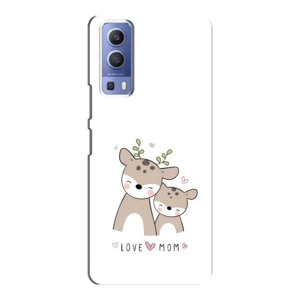 Чехол с принтом «Оленята мама и малыш» для Vivo Y72