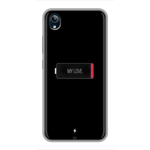 Чохол з принтом «Love battery» для Vivo Y91C