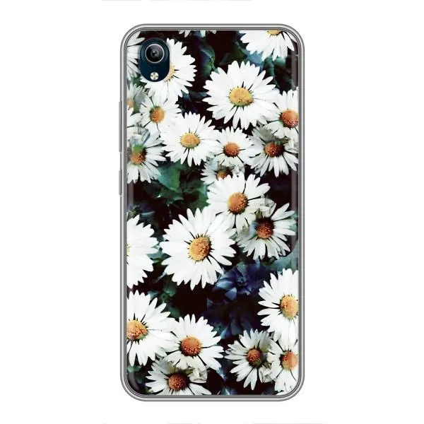 Чехол с принтом «Ромашки» для Vivo Y91C
