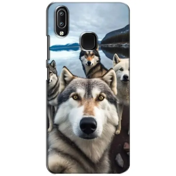 Чехол с принтом «Селфи ХАски» для Vivo Y93 Lite