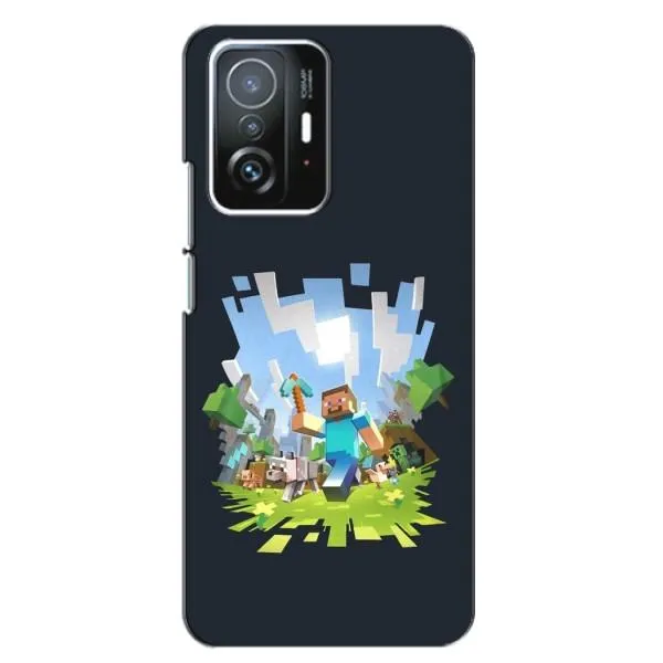 Чохол з принтом «персонажі Minecraft» для Xiaomi 11T / 11T Pro