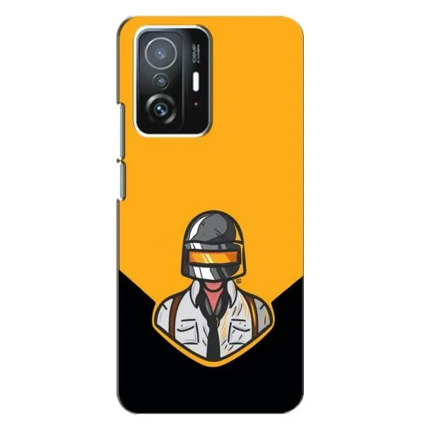 Чехол с принтом «Пабг в шлеме» для Xiaomi 11T / 11T Pro