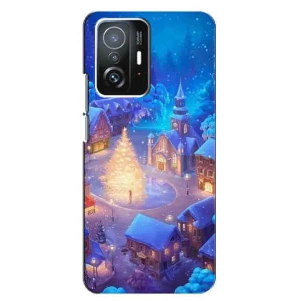 Чехол с принтом «Рождественский город» для Xiaomi 11T / 11T Pro