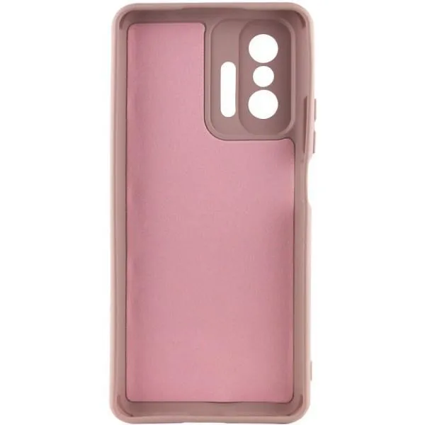 Чохол TPU GETMAN Liquid Silk Full Camera для Xiaomi 11T / 11T Pro — Рожевий — фото 2