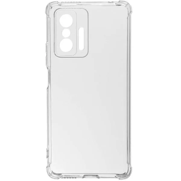 TPU чохол GETMAN Ease logo посилені кути Full Camera для Xiaomi 11T / 11T Pro — Прозорий — фото 1