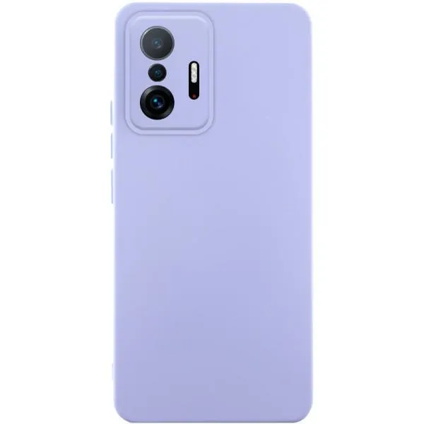 Чохол Silicone Cover Lakshmi Full Camera (AAA) для Xiaomi 11T / 11T Pro — Бузковий Чохол Silicone Cover Lakshmi Full Camera (AAA) для Xiaomi 11T / 11T Pro — Бузковий