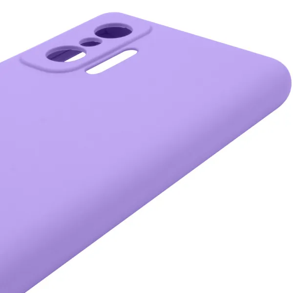 Чехол Silicone Cover Lakshmi Full Camera (AAA) для Xiaomi 11T / 11T Pro — Сиреневый — фото 3