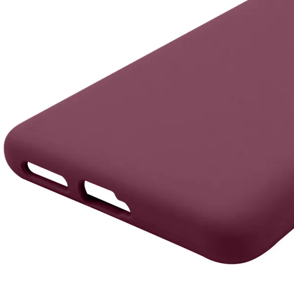 Чохол Silicone Cover Lakshmi Full Camera (AAA) для Xiaomi 11T / 11T Pro — Бордовий — фото 5