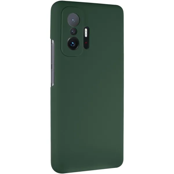 Чехол Silicone Cover Lakshmi Full Camera (AAA) для Xiaomi 11T / 11T Pro — Зеленый — фото 1