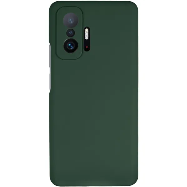 Чехол Silicone Cover Lakshmi Full Camera (AAA) для Xiaomi 11T / 11T Pro — Зеленый — фото 2