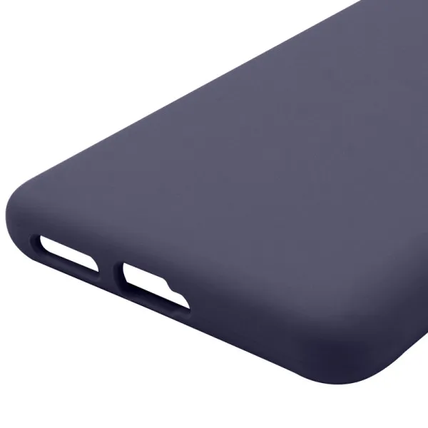 Чехол Silicone Cover Lakshmi Full Camera (AAA) для Xiaomi 11T / 11T Pro — Темно-синий — фото 5