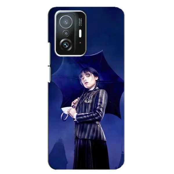 Чехол с принтом «Уэнздей с зонтом» для Xiaomi 11T / 11T Pro Чехол с принтом «Уэнздей с зонтом» для Xiaomi 11T / 11T Pro