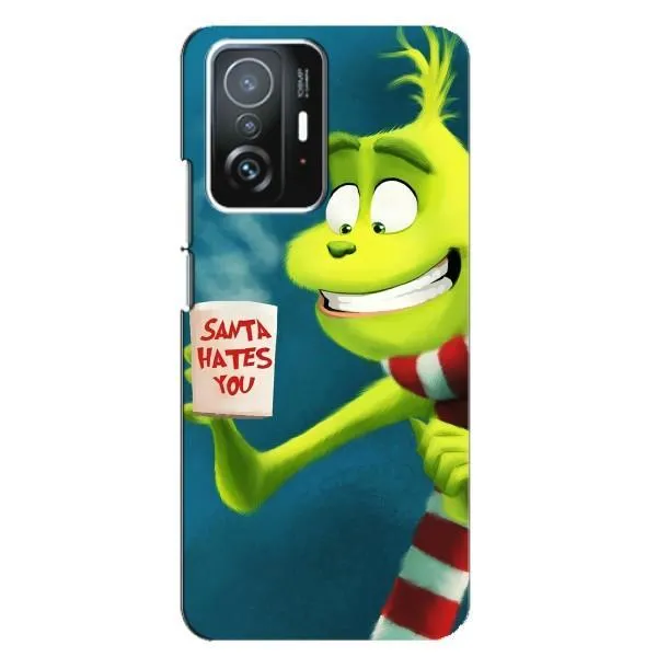 Чехол с принтом «Зеленый Гринч» для Xiaomi 11T / 11T Pro