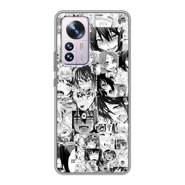 Чехол с принтом «Ahegao manga» для Xiaomi 12 / 12X Чехол с принтом «Ahegao manga» для Xiaomi 12 / 12X