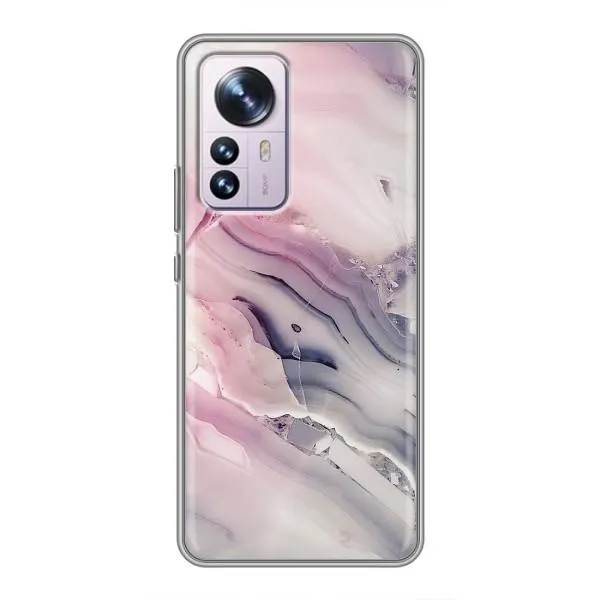Чохол з принтом «Пурпурний Мрамор» для Xiaomi 12 / 12X
