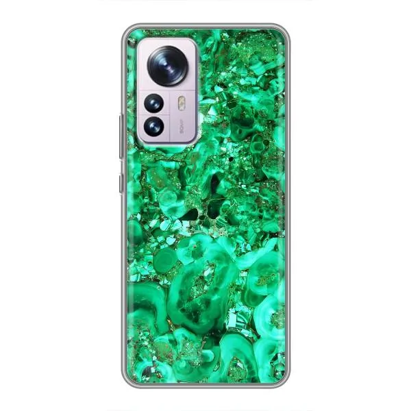 Чохол з принтом «Салатовий Мрамор» для Xiaomi 12 / 12X