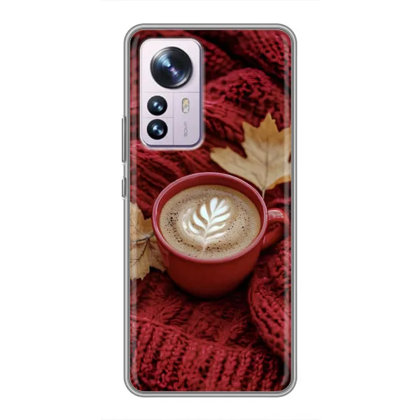 Чехол с принтом «Кофе на пледе» для Xiaomi 12 / 12X Чехол с принтом «Кофе на пледе» для Xiaomi 12 / 12X