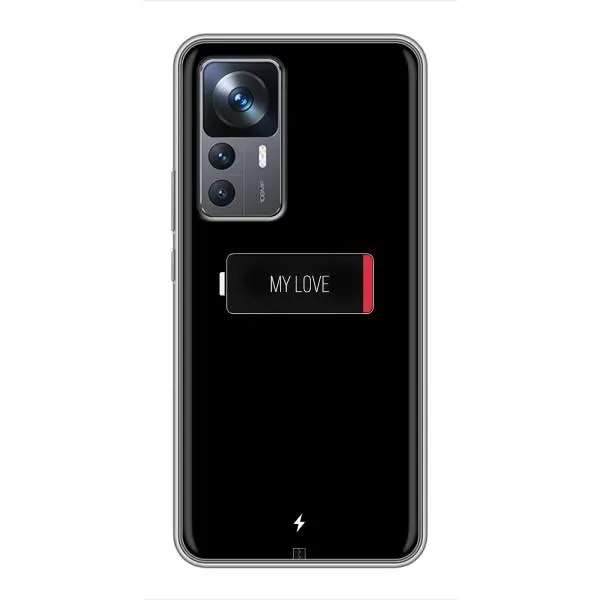Чехол с принтом «Love battery» для Xiaomi 12T Pro