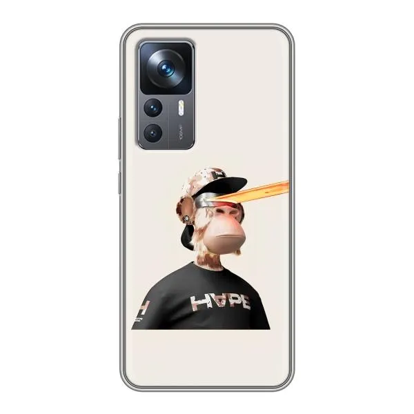 Чехол с принтом «обезьяна NFT в очках» для Xiaomi 12T Pro
