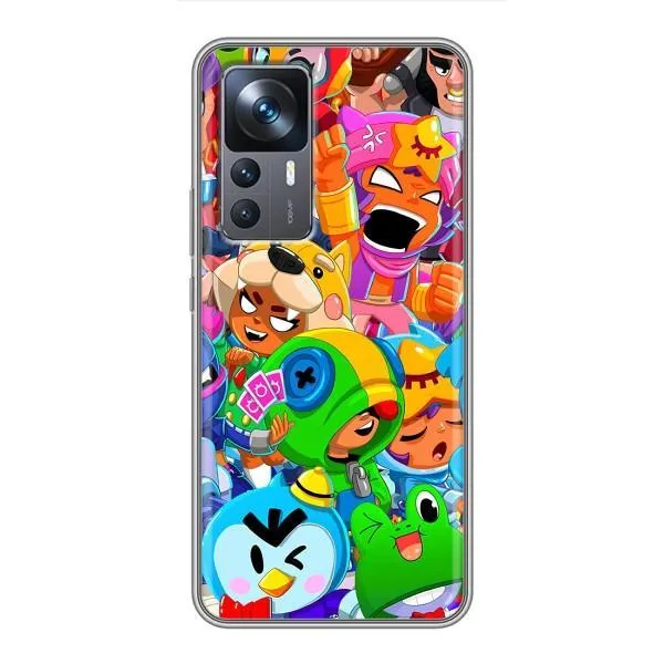 Чехол с принтом «герои Бравл Старс» для Xiaomi 12T Pro