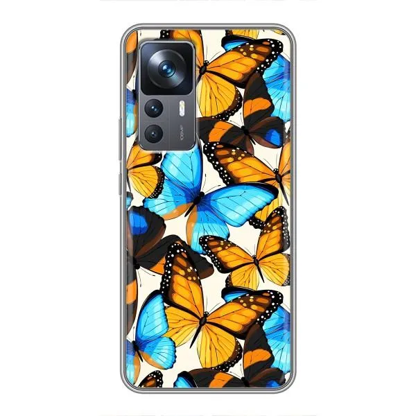 Чехол с принтом «Яркие бабочки» для Xiaomi 12T Pro Чехол с принтом «Яркие бабочки» для Xiaomi 12T Pro