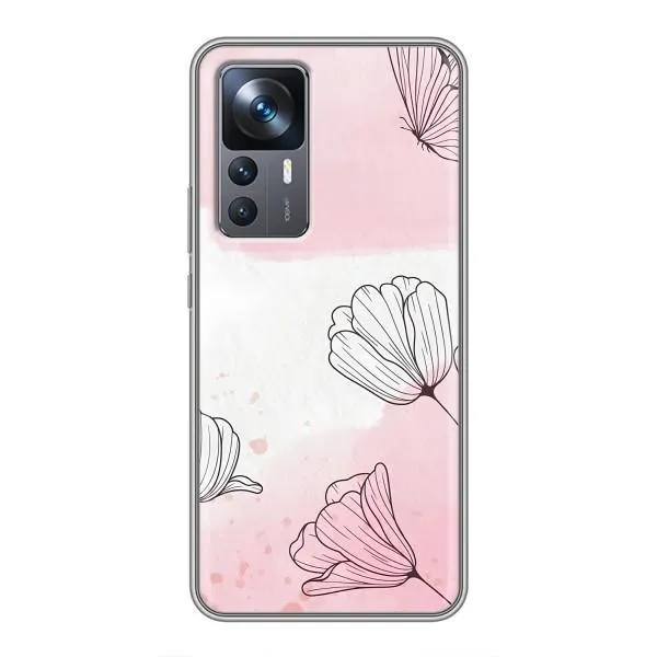 Чехол с принтом «Розовые цветы» для Xiaomi 12T Pro