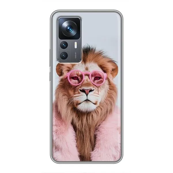 Чехол с принтом «Лев в очках» для Xiaomi 12T Pro